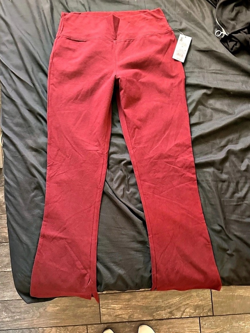 Wild Fable High-Rise Flare Pants Red